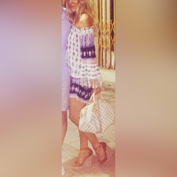 Kori America Bohemian boho Tassel colorful print
Mykonos Summer dress sz S - Picture 2 of 7